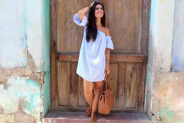 VESTIDO OFF SHOULDER SHEIN 10