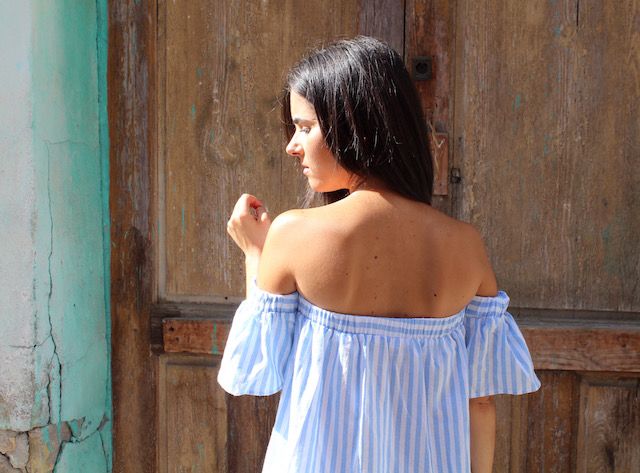 VESTIDO OFF SHOULDER SHEIN 6
